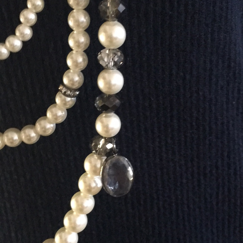 Pearl Statement Necklace - image 2
